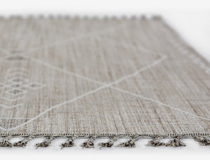 Momeni Rabat RBT-1 Machine Made Contemporary Geometric Indoor Area Rug Grey 10' x 14' RABATRBT-1GRYA0E0