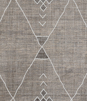 Momeni Rabat RBT-1 Machine Made Contemporary Geometric Indoor Area Rug Grey 10' x 14' RABATRBT-1GRYA0E0