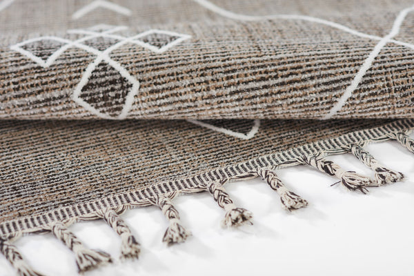 Momeni Rabat RBT-1 Machine Made Contemporary Geometric Indoor Area Rug Grey 10' x 14' RABATRBT-1GRYA0E0