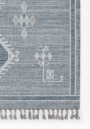 Momeni Rabat RBT-2 Machine Made Contemporary Geometric Indoor Area Rug Blue 10' x 14' RABATRBT-2BLUA0E0