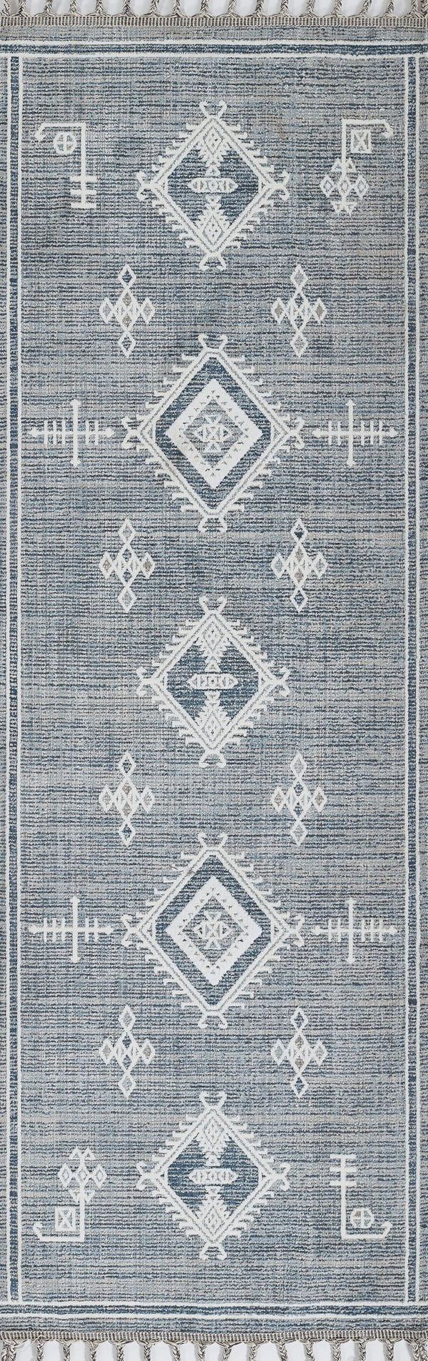 Momeni Rabat RBT-2 Machine Made Contemporary Geometric Indoor Area Rug Blue 10' x 14' RABATRBT-2BLUA0E0