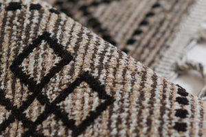 Momeni Rabat RBT-3 Machine Made Contemporary Geometric Indoor Area Rug Black 10' x 14' RABATRBT-3BLKA0E0