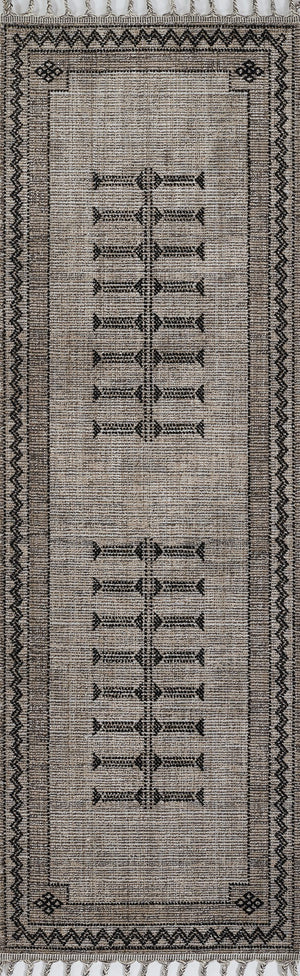 Momeni Rabat RBT-3 Machine Made Contemporary Geometric Indoor Area Rug Black 10' x 14' RABATRBT-3BLKA0E0