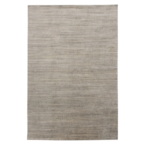 AMER Rugs Raffia RAF-1 Hand-Loomed Striped Transitional Area Rug Beige 9' x 12'