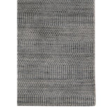 AMER Rugs Raffia RAF-2 Hand-Loomed Striped Transitional Area Rug Silver 9' x 12'