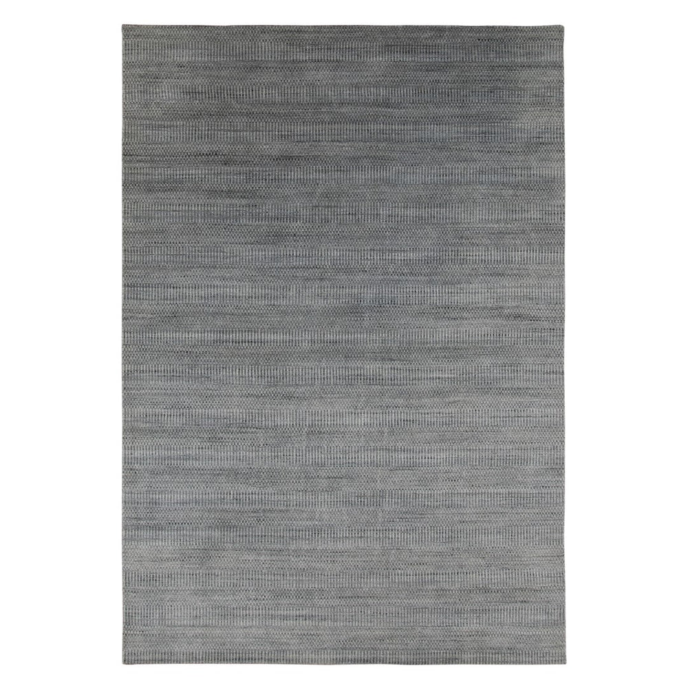 AMER Rugs Raffia RAF-2 Hand-Loomed Striped Transitional Area Rug Silver 9' x 12'