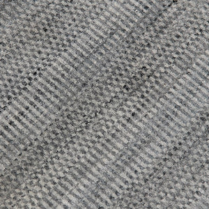 AMER Rugs Raffia RAF-2 Hand-Loomed Striped Transitional Area Rug Silver 9' x 12'