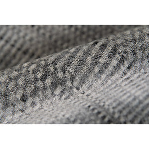 AMER Rugs Raffia RAF-2 Hand-Loomed Striped Transitional Area Rug Silver 9' x 12'