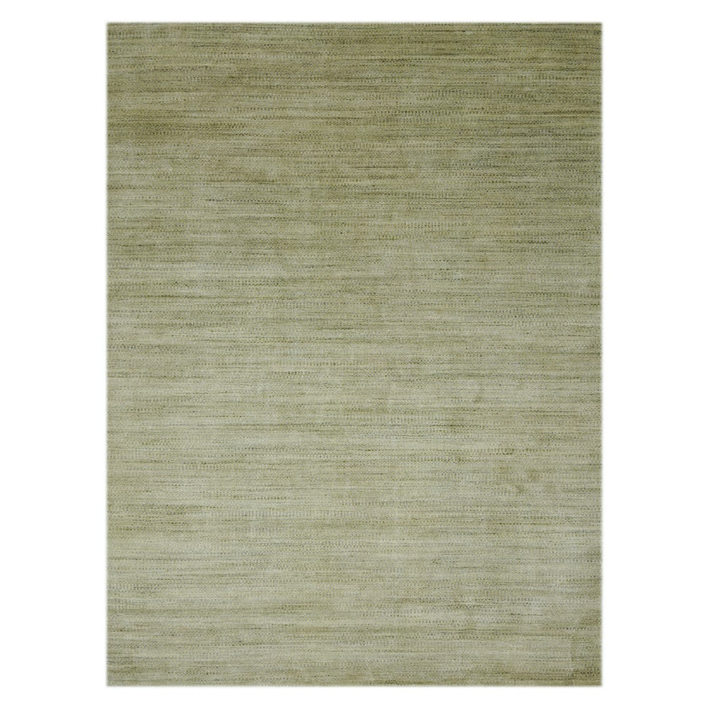 AMER Rugs Raffia RAF-4 Hand-Loomed Striped Transitional Area Rug Green 9' x 12'