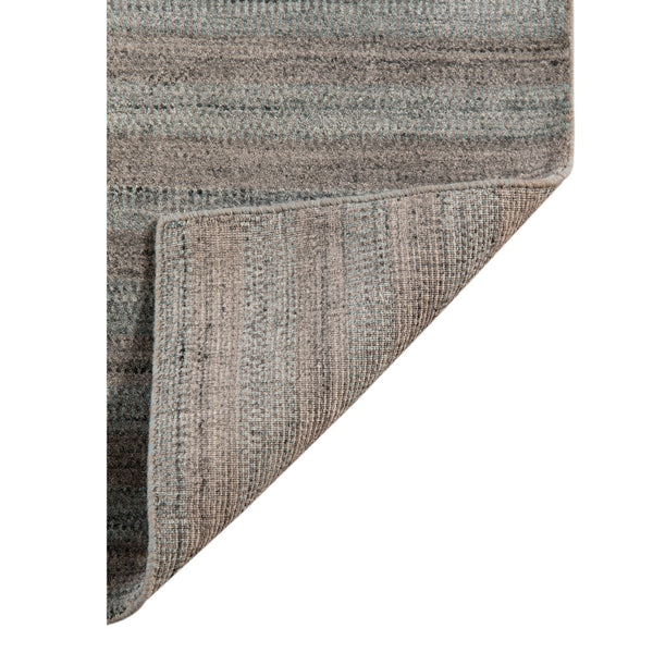 AMER Rugs Raffia RAF-5 Hand-Loomed Striped Transitional Area Rug Dark Gray 9' x 12'