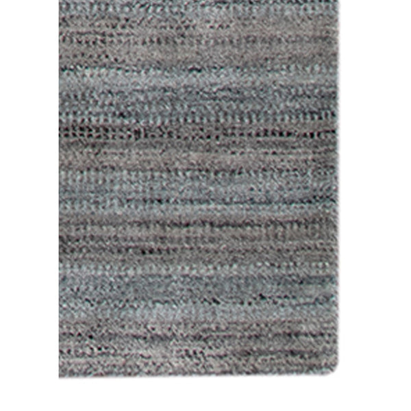 AMER Rugs Raffia RAF-7 Hand-Loomed Striped Transitional Area Rug Gray/Blue 9' x 12'