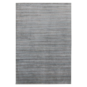 AMER Rugs Raffia RAF-7 Hand-Loomed Striped Transitional Area Rug Gray/Blue 9' x 12'