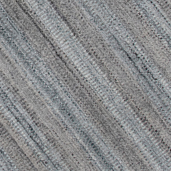 AMER Rugs Raffia RAF-7 Hand-Loomed Striped Transitional Area Rug Gray/Blue 9' x 12'