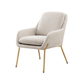 Walker Edison Ramsey Modern/Glam Contemporary Upholstered Accent Chair RAMU1OCR