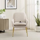 Walker Edison Ramsey Modern/Glam Contemporary Upholstered Accent Chair RAMU1OCR