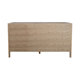 LH Imports Rattan 3 Door Sideboard RAT004B-N