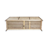 LH Imports Rattan 3 Door Sideboard RAT004B-N