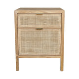 LH Imports Rattan Filing Cabinet RAT004-N