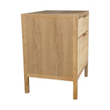 LH Imports Rattan Filing Cabinet RAT004-N