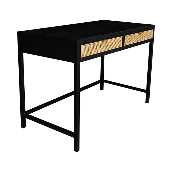 LH Imports Rattan Desk RAT009-E