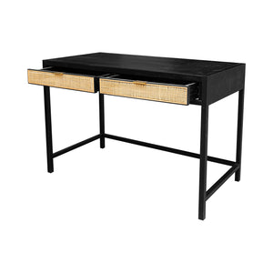 LH Imports Rattan Desk RAT009-E