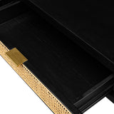 LH Imports Rattan Desk RAT009-E