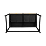 LH Imports Rattan Desk RAT009-E