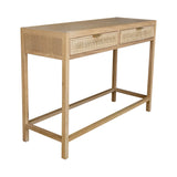 LH Imports Rattan Console Table RAT014-N