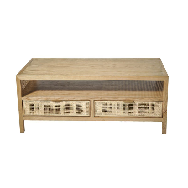 LH Imports Rattan Coffee Table RAT032-N