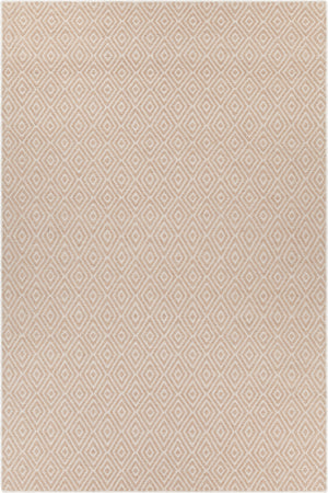 Chandra Rugs Raven 70% Wool + 30% Polyester Hand-Woven Contemporary Rug Tan 9' x 13'