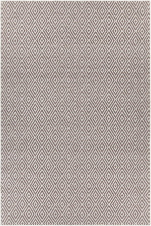 Chandra Rugs Raven 70% Wool + 30% Polyester Hand-Woven Contemporary Rug Taupe 9' x 13'