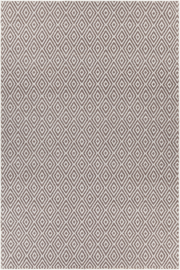 Chandra Rugs Raven 70% Wool + 30% Polyester Hand-Woven Contemporary Rug Taupe 9' x 13'