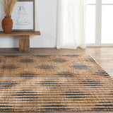 Jaipur Living Raya Collection RAY01 Atolia 100% Jute Handmade Contemporary Trellis Rug RUG153140