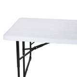English Elm EE2385 Classic Commercial Grade Folding Picnic Table White EEV-15749