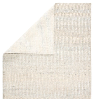 Jaipur Living Limon Indoor/ Outdoor Solid Ivory/ Gray Area Rug (6'X9')
