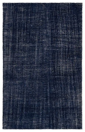 Jaipur Living Limon Indoor/ Outdoor Solid Blue/ White Area Rug (7'10"X10'10")