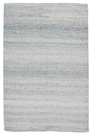 Jaipur Living Crispin Indoor/ Outdoor Solid Blue/ White Area Rug (9'X12')