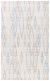 Rd101 Tufted 100% Wool Pile Contemporary Rug Ivory / Blue 100% Wool Pile RD101M-5