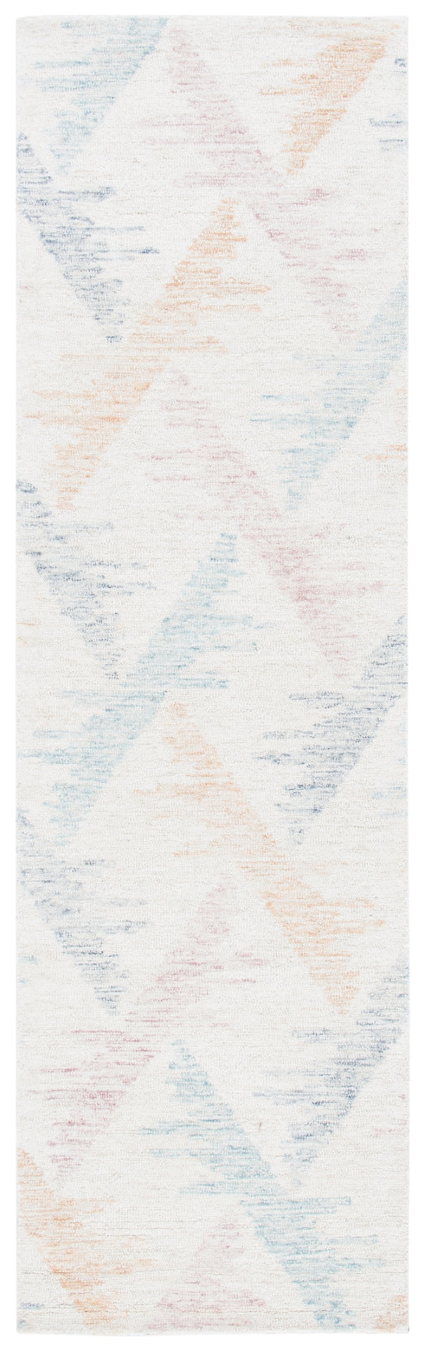 Rd103 Tufted 100% Wool Pile Contemporary Rug Ivory / Blue 100% Wool Pile RD103M-28