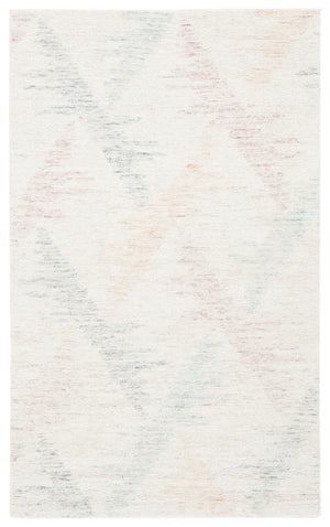 Rd103 Tufted 100% Wool Pile Contemporary Rug Ivory / Blue 100% Wool Pile RD103M-3