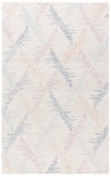 Rd103 Tufted 100% Wool Pile Contemporary Rug Ivory / Blue 100% Wool Pile RD103M-5