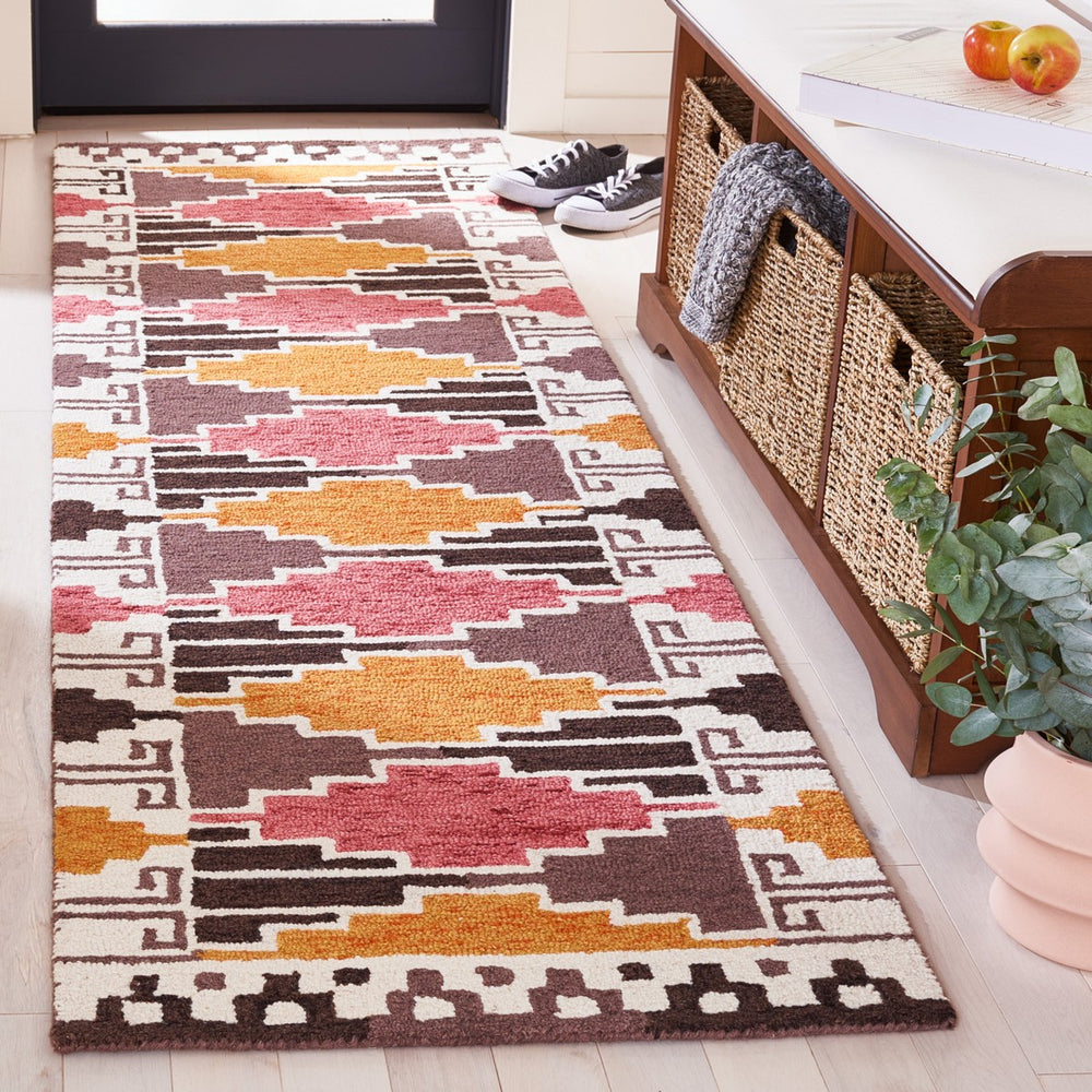 Safavieh Rodeo Drive 913 Hand Tufted 80% Wool/10% Cotton/and 10% Latex Rug RD913M-6SQ