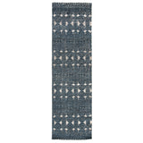 Jaipur Living Abelle Hand-Knotted Medallion Teal/ White Runner Rug (3'X10')