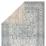 Jaipur Living Tulip Hand-Knotted Medallion Blue/ Ivory Area Rug (5'X8')