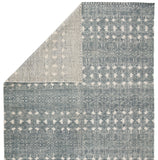 Jaipur Living Abelle Hand-Knotted Medallion Teal/ Light Gray Area Rug (9'X13')