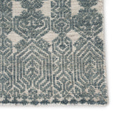 Jaipur Living Abelle Hand-Knotted Medallion Teal/ Light Gray Area Rug (9'X13')