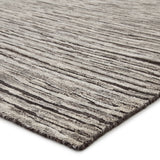 Jaipur Living Ramsay Hand-Knotted Striped Dark Gray/ Ivory Area Rug (10'X14')