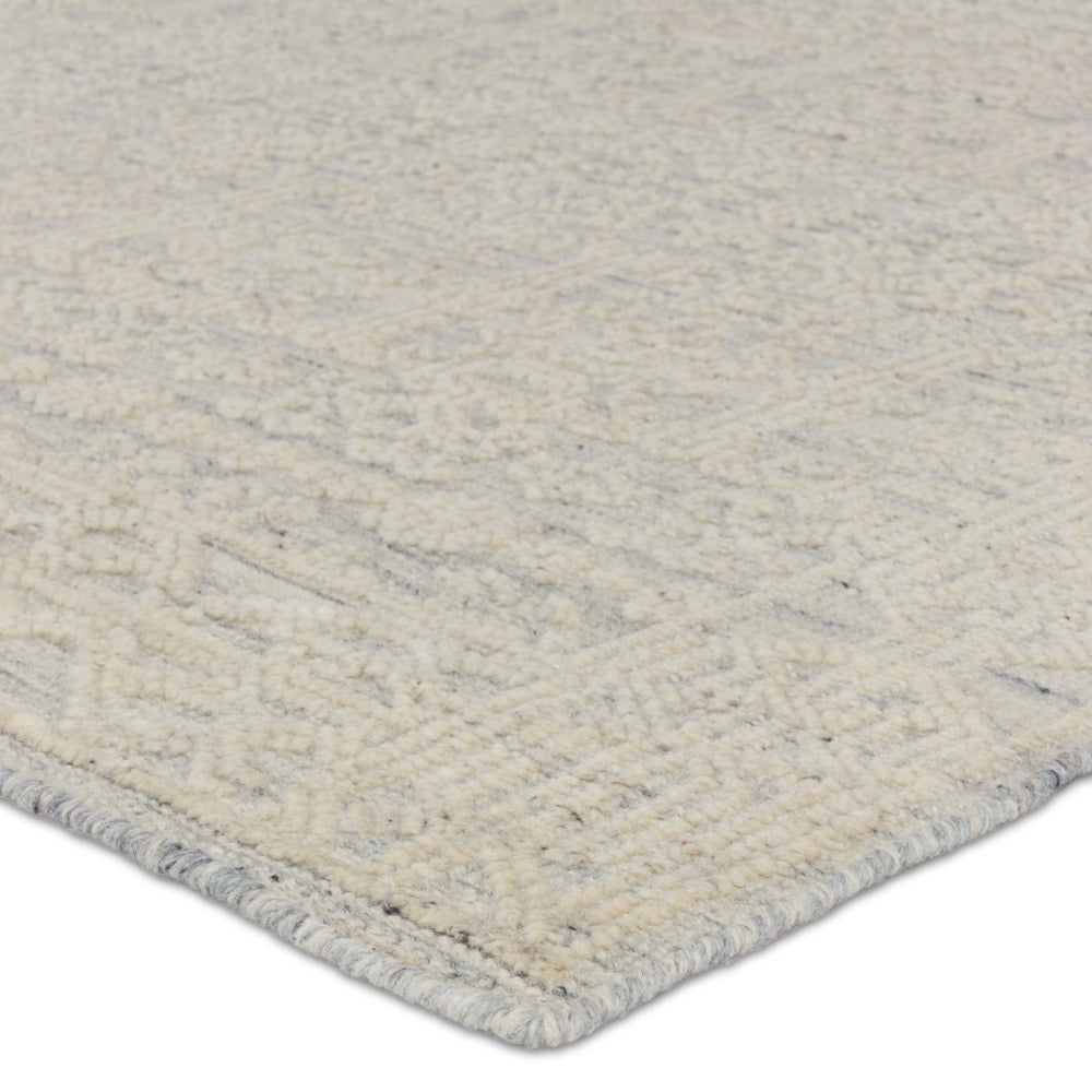 Jaipur Living Reign Ria REI15 Hand Knotted 100% Wool Damask Area Rug Cream 100% Wool RUG155991