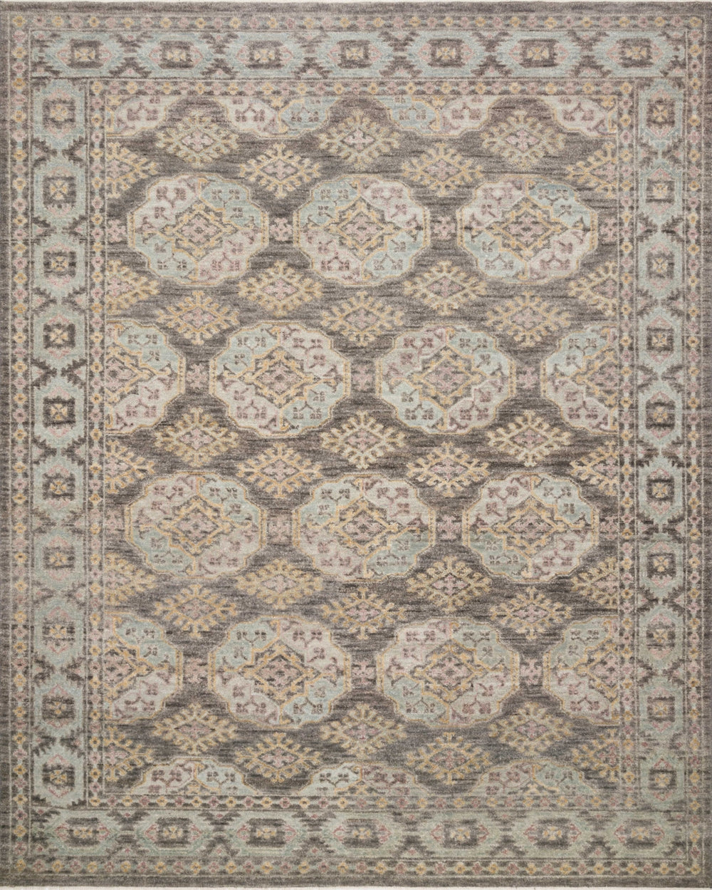 Loloi Reina REI-03 100% Wool Hand Knotted Transitional Rug REINREI-03SKPQB6F0