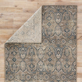 Jaipur Living Williamsburg Hand-Knotted Medallion Gray/ Navy Area Rug (10'X14')